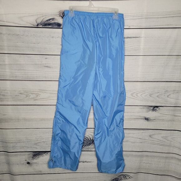 Vintage Nike blue yellow 70s-80's pull on wind pants athletic size large - Picture 2 of 10